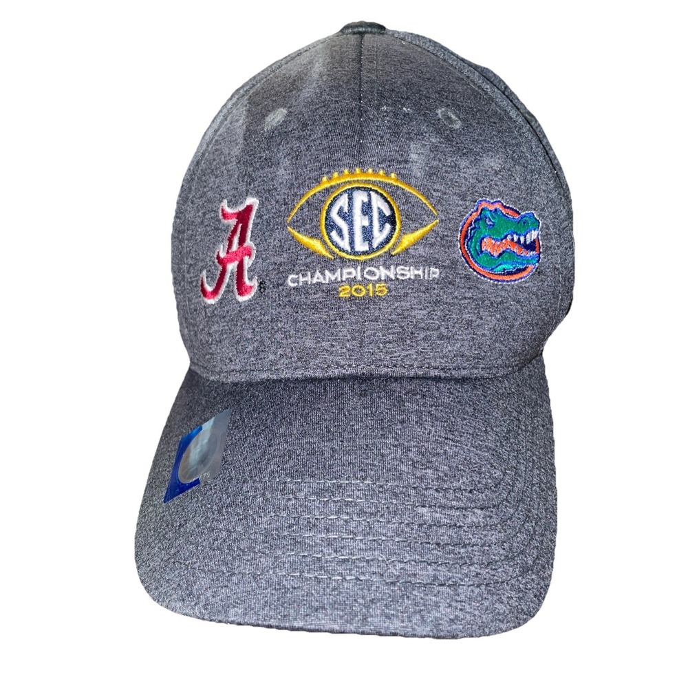 2015 SEC Championship Cap Alabama-Florida Gray Adjustable Cap‎ Top Of The World